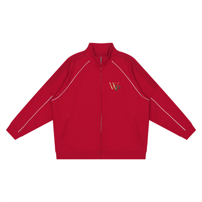 THE GENESIS COLLECTION: THE GARDEN Unisex Reflection Striped Raglan Sleeve  Jacket