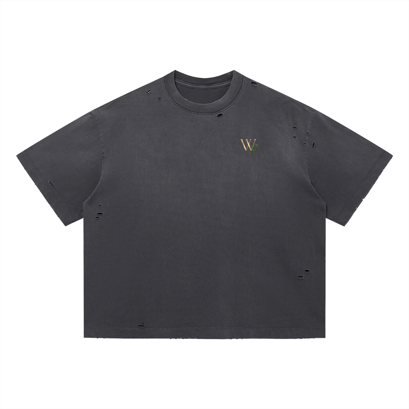 THE GENESIS COLLECTION: GARDEN Unisex Vintage Washed Distressed Boxy Oversized T-Shirt