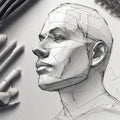 Human Face Sketch-Reference Image