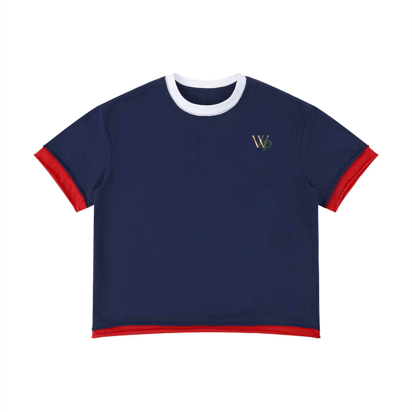 THE GENESIS COLLECTION: GARDEN Unisex Boxy Color Block T-Shirt