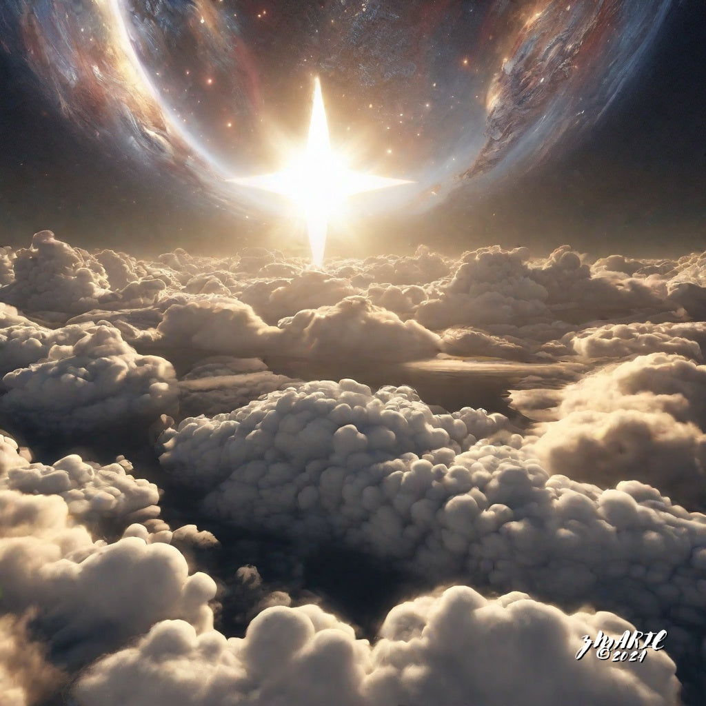 Genesis 1:7- Firmament Digital Art 3pk