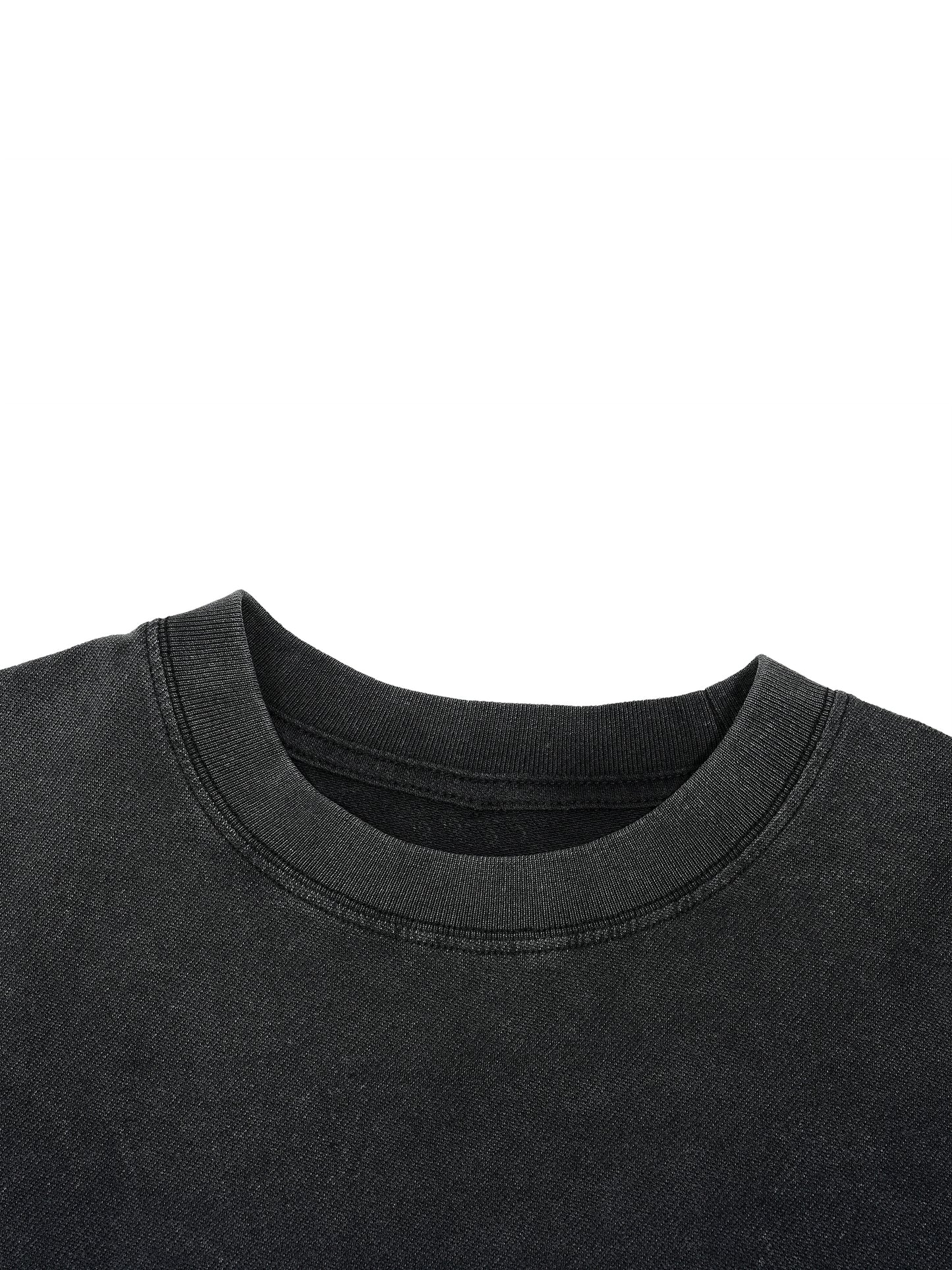 YEAH, IM A CHRISTIAN, BUT DONT PUSH ME! Vintage Wash Boxy Distressed Hem T-Shirt