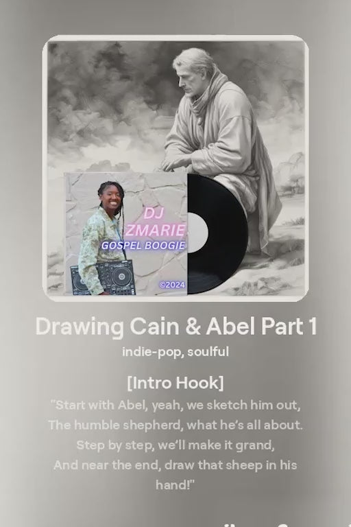 Drawing Cain & Abel Part 1- REMIX BY DJ ZMARIE ©2024