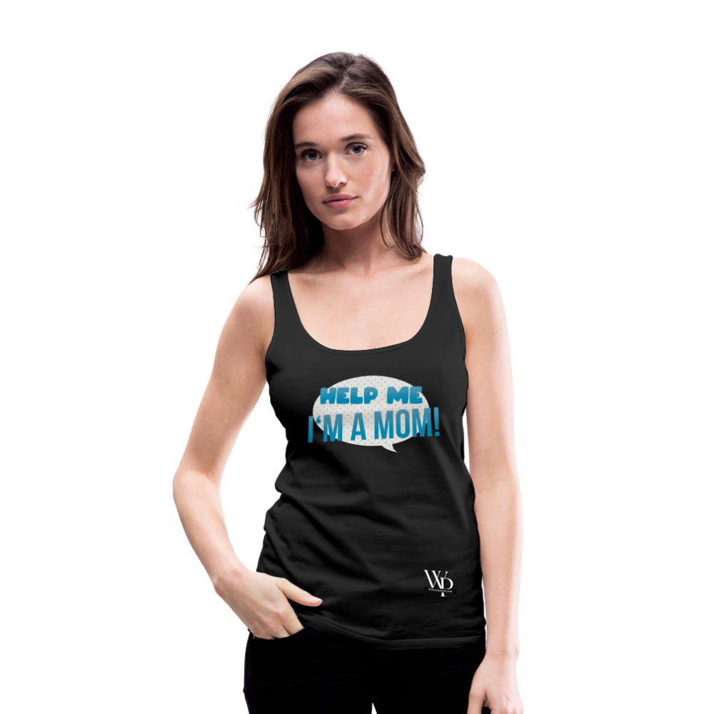 Help Me! Women’s Premium Tank Top - black
