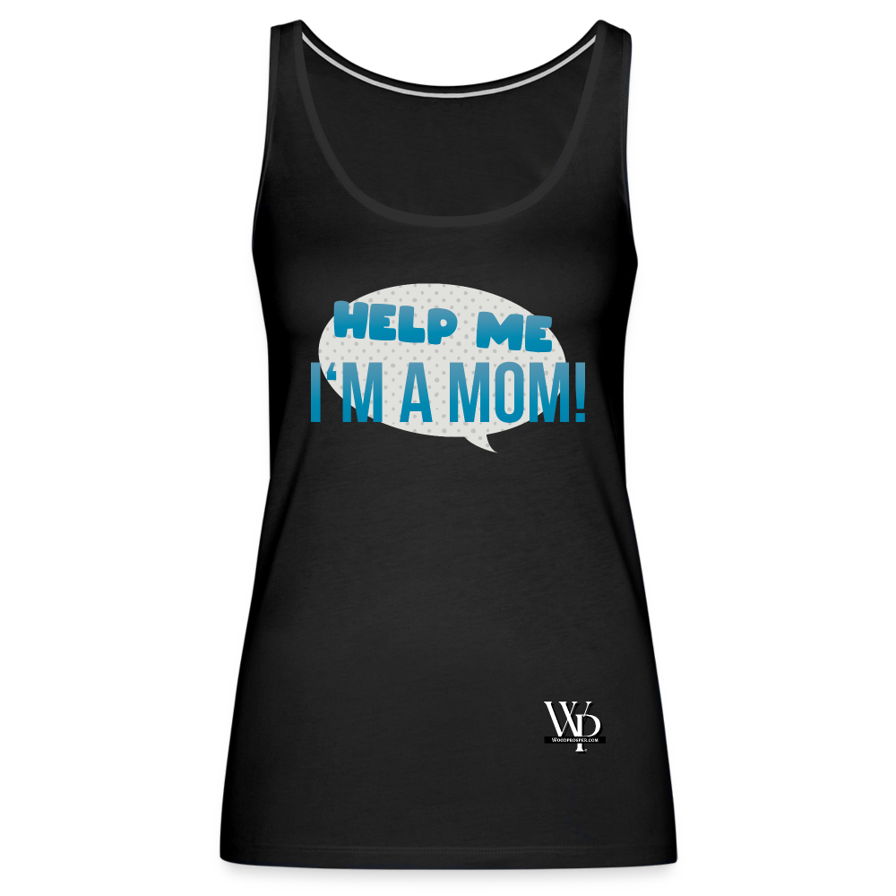 Help Me! Women’s Premium Tank Top - black