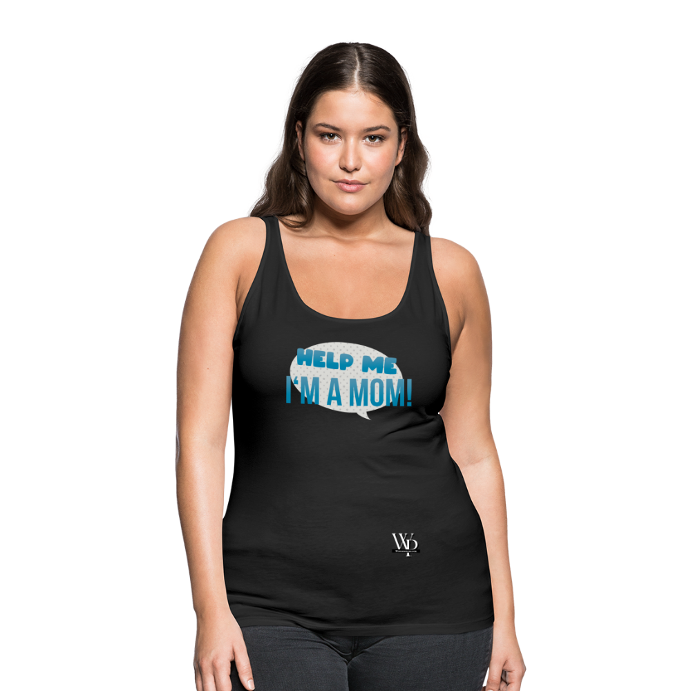 Help Me! Women’s Premium Tank Top - black