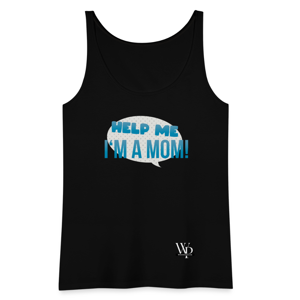 Help Me! Women’s Premium Tank Top - black