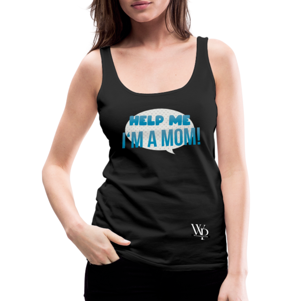 Help Me! Women’s Premium Tank Top - black