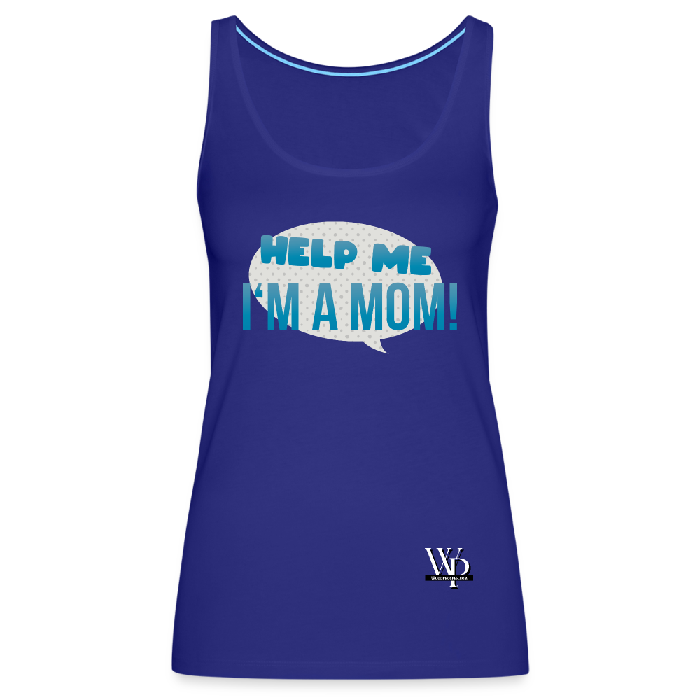 Help Me! Women’s Premium Tank Top - royal blue