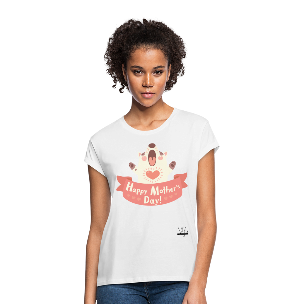 Happy Mother's Day-Big Hugs Fit T-Shirt - white