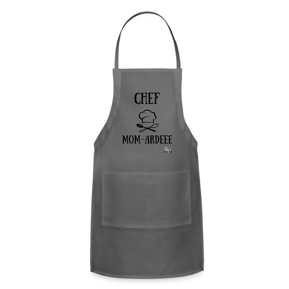 CHEF MOM-ARDEEE Adjustable Apron - charcoal
