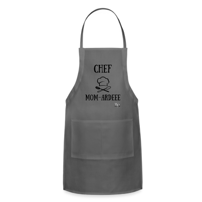 CHEF MOM-ARDEEE Adjustable Apron - charcoal