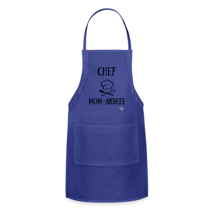 CHEF MOM-ARDEEE Adjustable Apron - royal blue