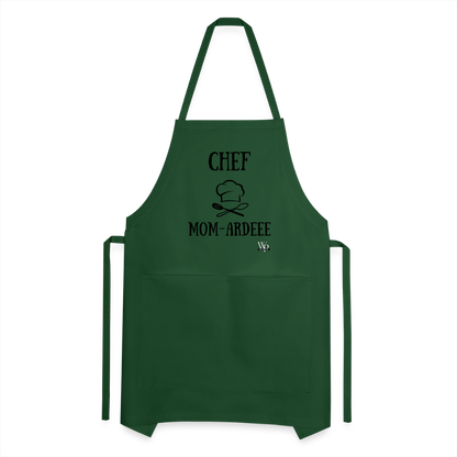 CHEF MOM-ARDEEE Adjustable Apron - forest green