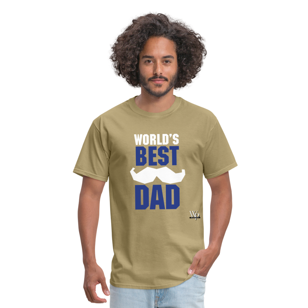 World's Best Dad T-shirt - khaki