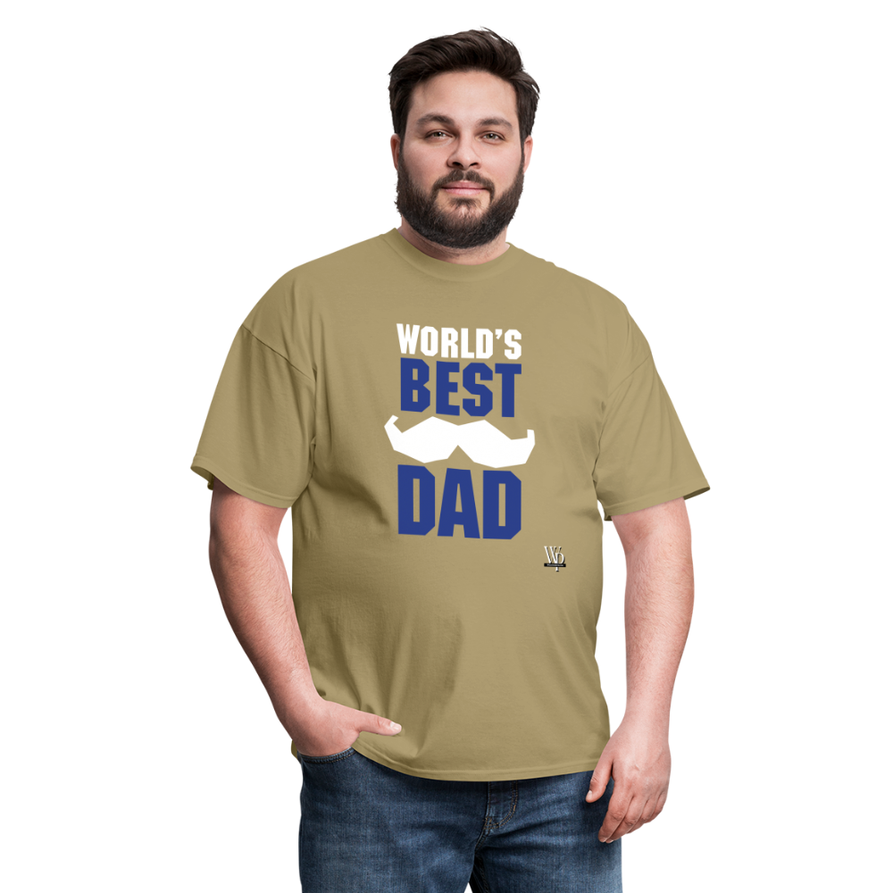 World's Best Dad T-shirt - khaki