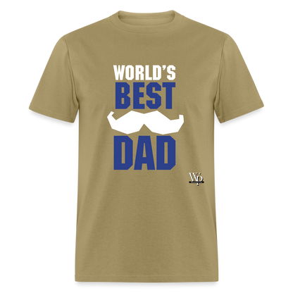 World's Best Dad T-shirt - khaki