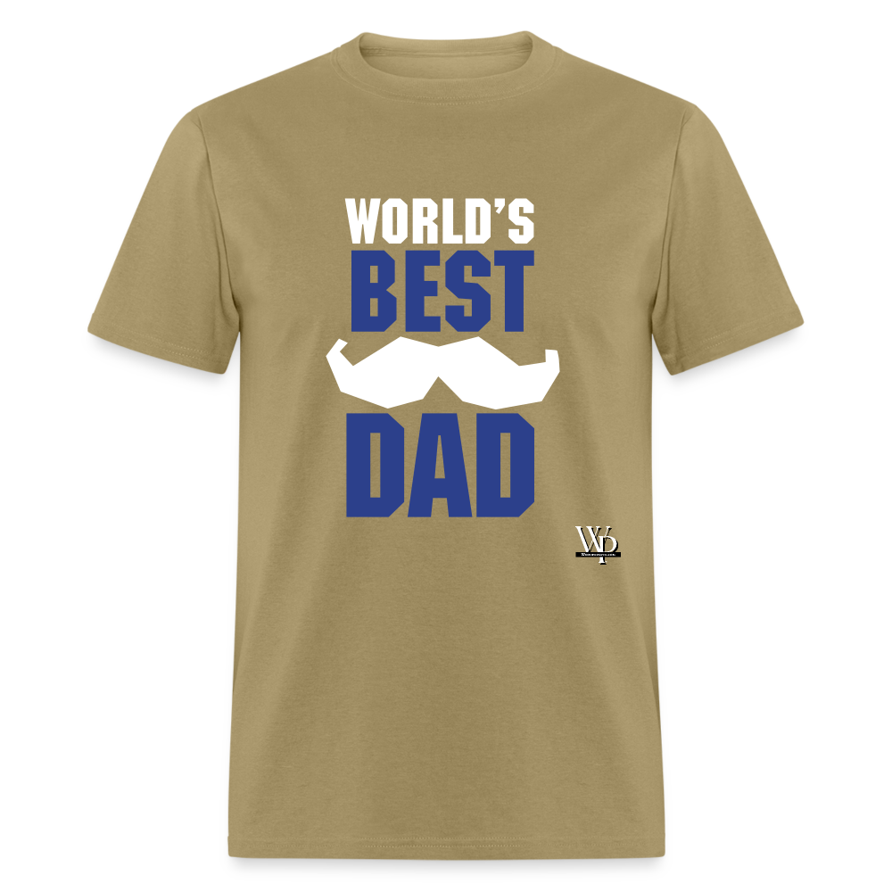 World's Best Dad T-shirt - khaki
