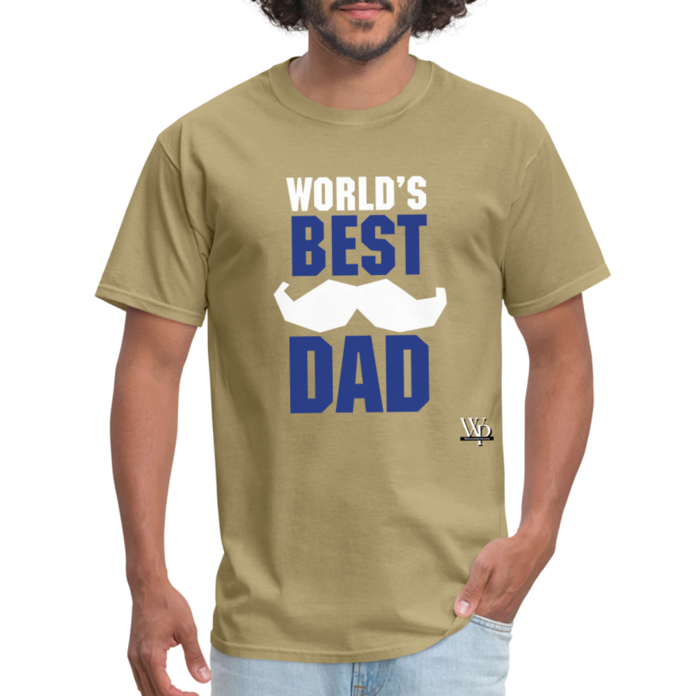 World's Best Dad T-shirt - khaki