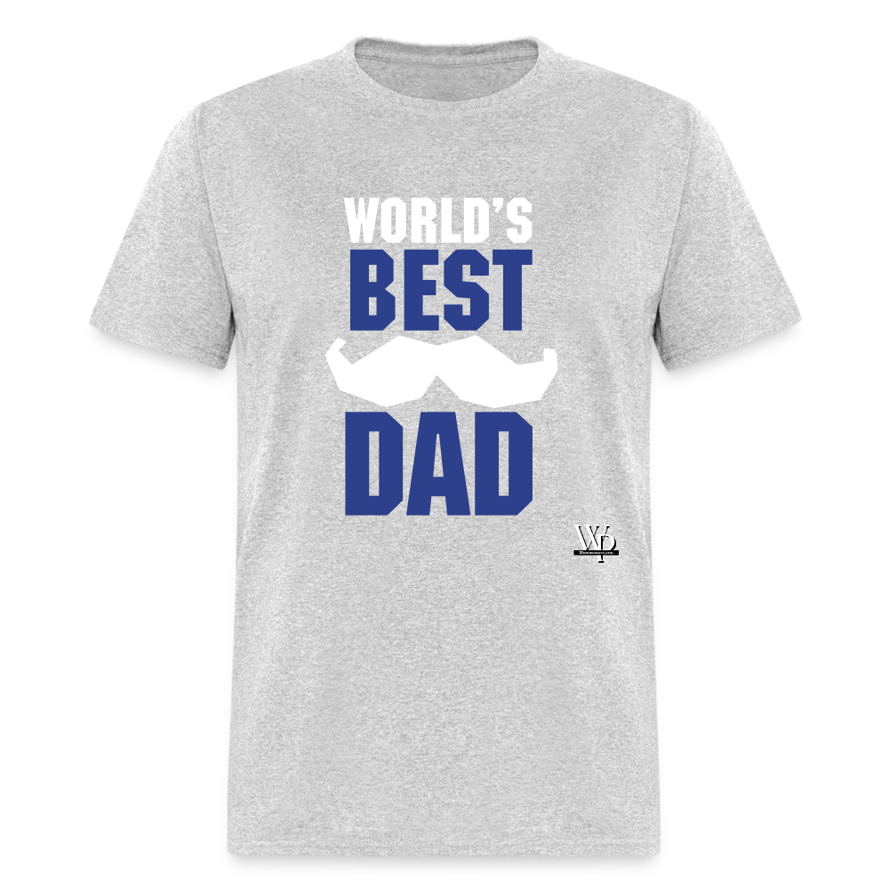 World's Best Dad T-shirt - heather gray
