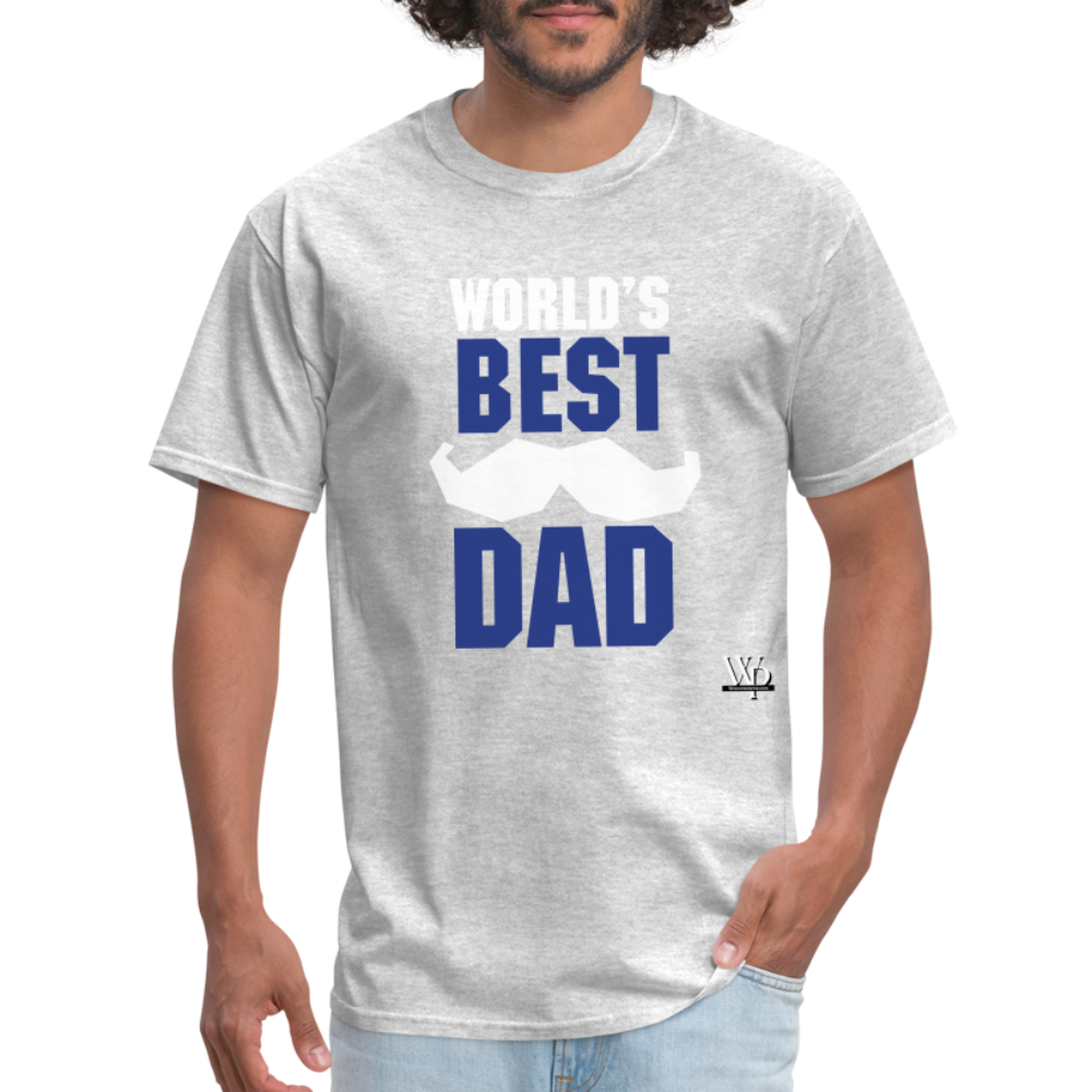 World's Best Dad T-shirt - heather gray