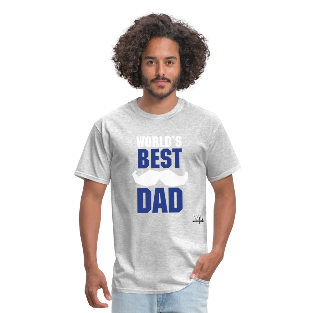 World's Best Dad T-shirt - heather gray