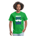 World's Best Dad T-shirt - bright green