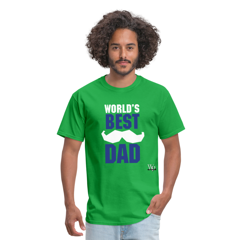 World's Best Dad T-shirt - bright green