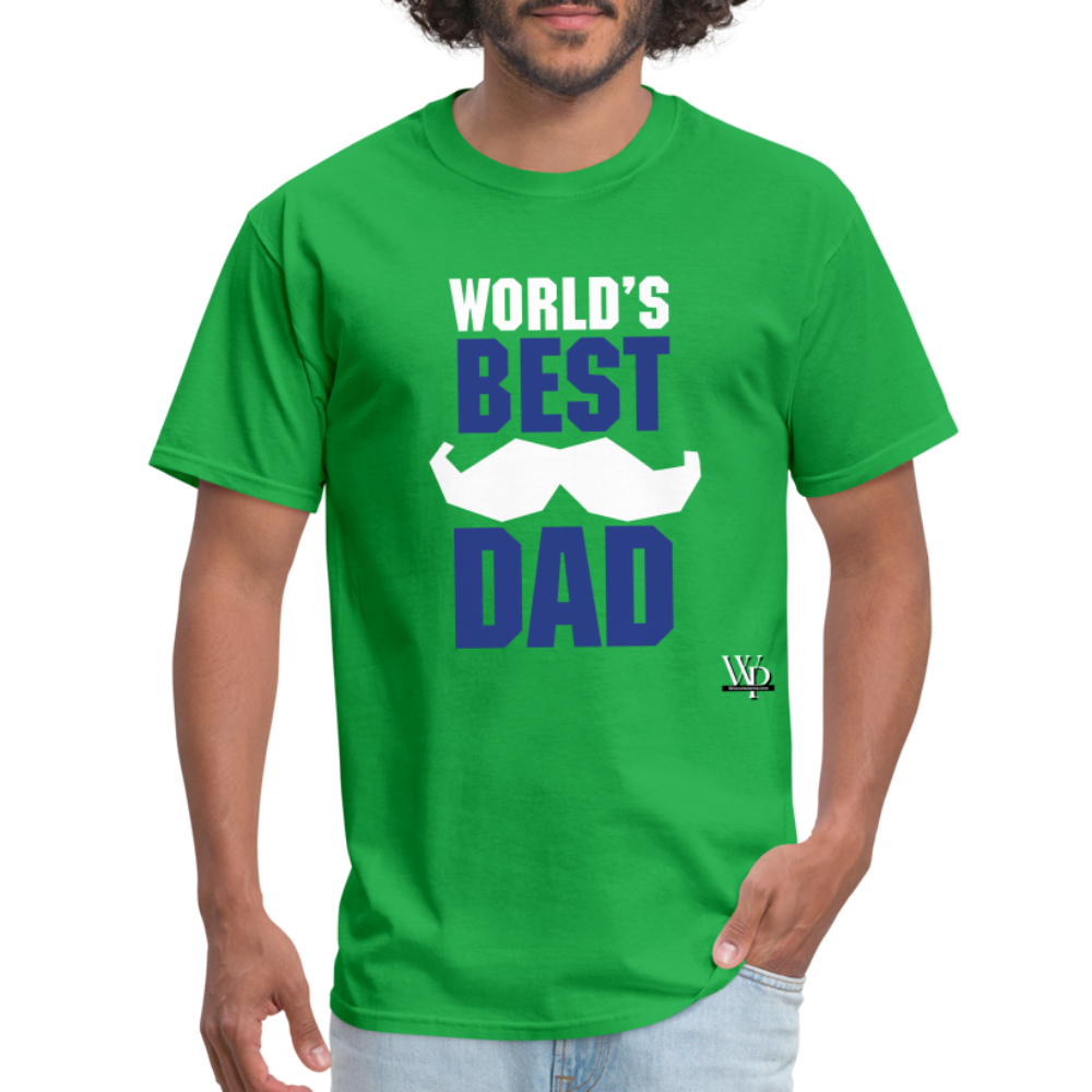 World's Best Dad T-shirt - bright green