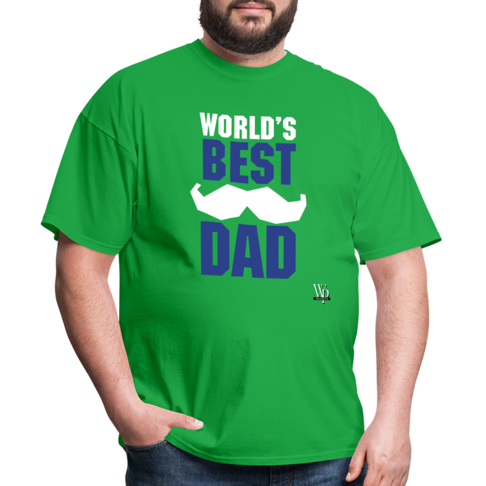 World's Best Dad T-shirt - bright green
