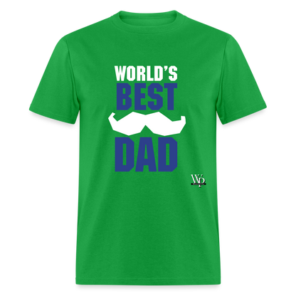 World's Best Dad T-shirt - bright green