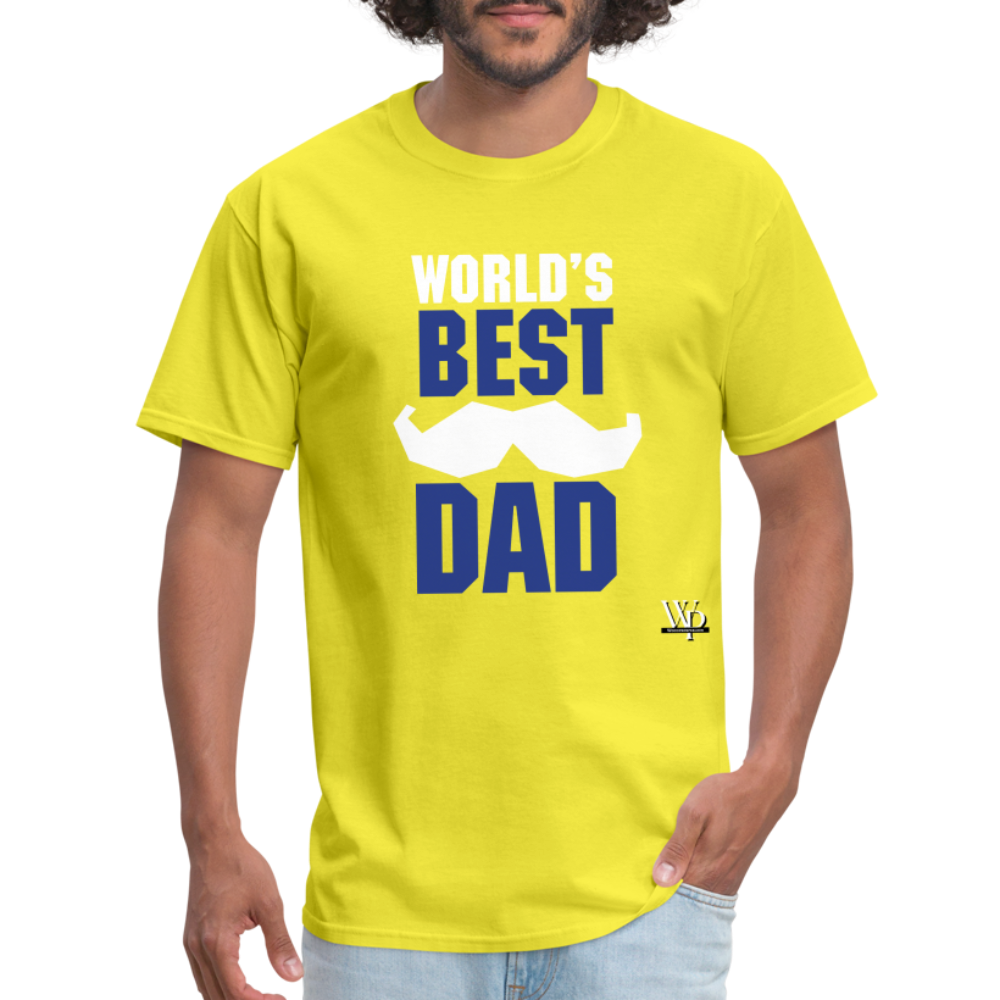 World's Best Dad T-shirt - yellow