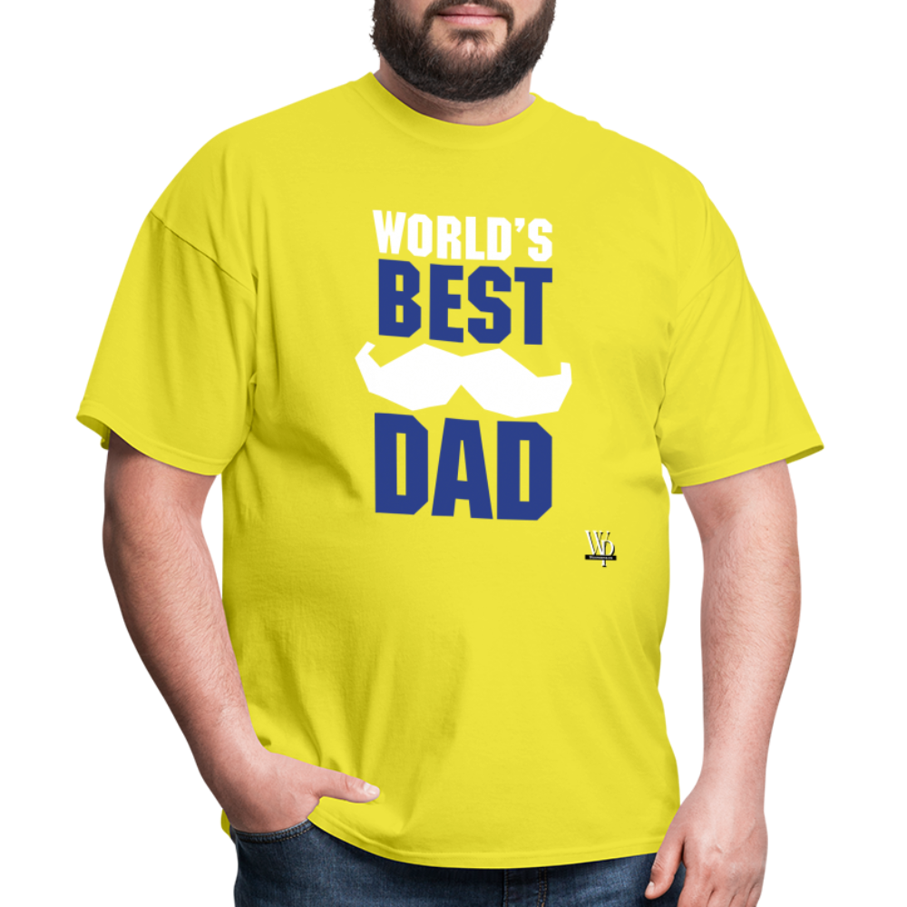 World's Best Dad T-shirt - yellow