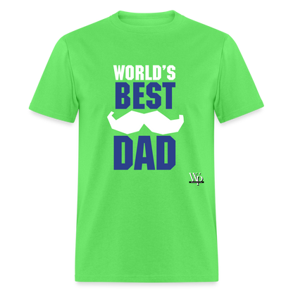 World's Best Dad T-shirt - kiwi