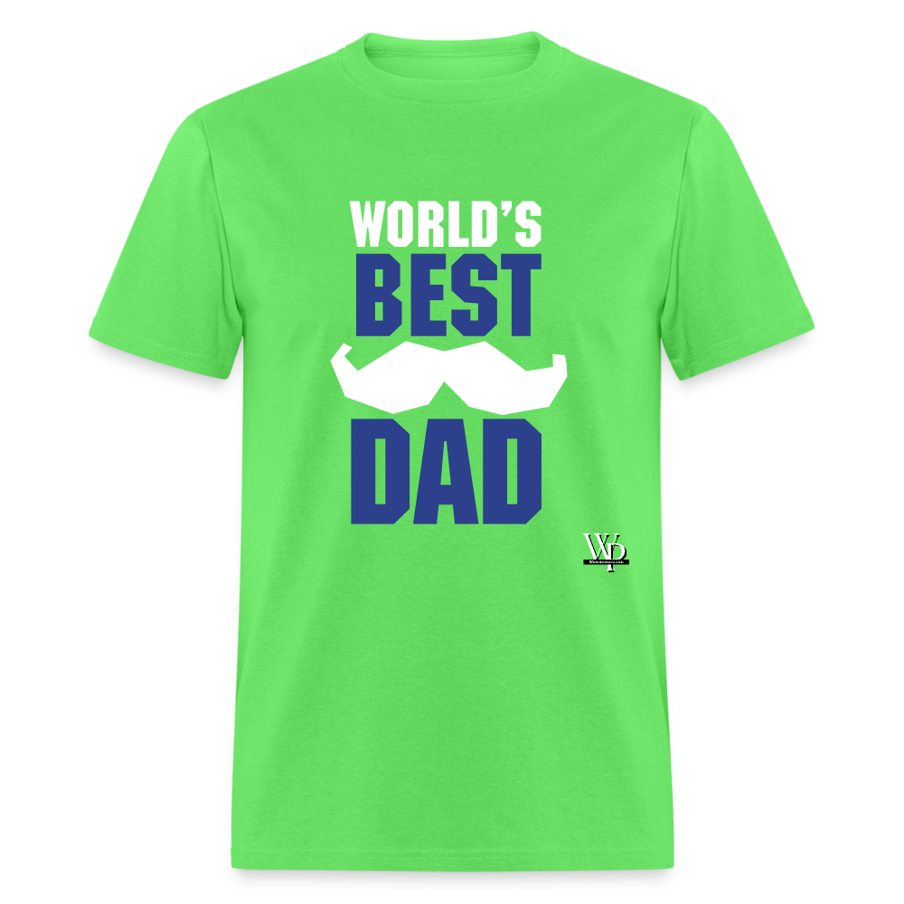 World's Best Dad T-shirt - kiwi
