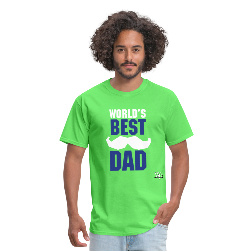 World's Best Dad T-shirt - kiwi
