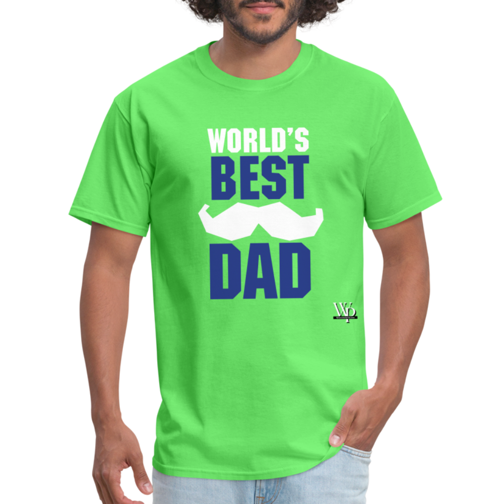World's Best Dad T-shirt - kiwi