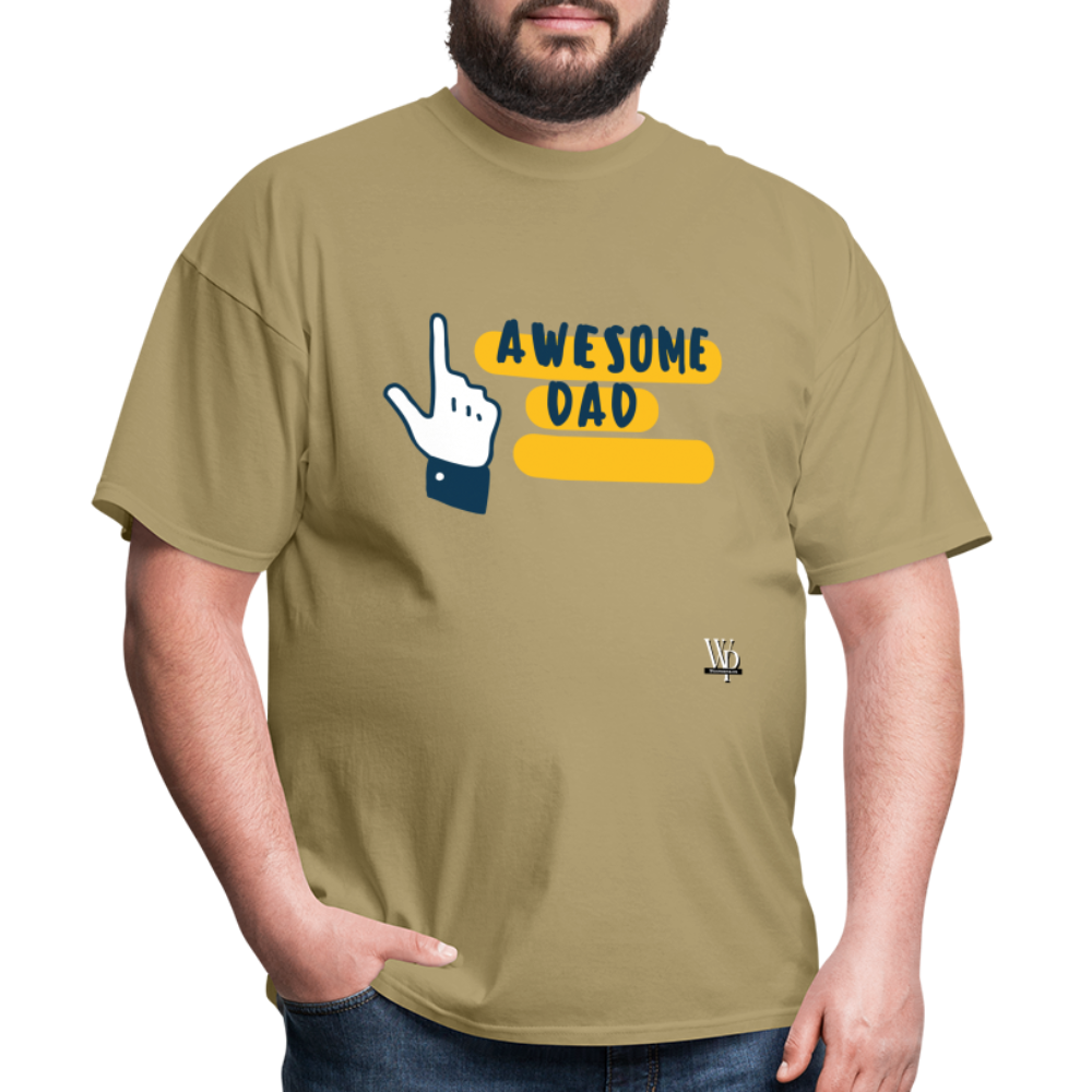 Awesome Dad T-shirt - khaki