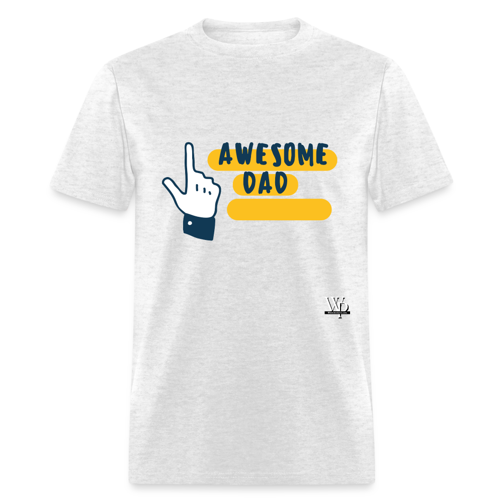Awesome Dad T-shirt - light heather gray