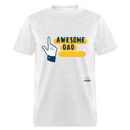 Awesome Dad T-shirt - light heather gray