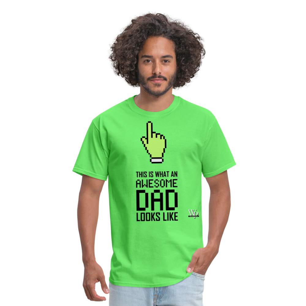 Awesome Dad Looks Like T-shirt - kiwi