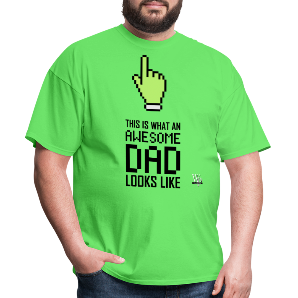 Awesome Dad Looks Like T-shirt - kiwi