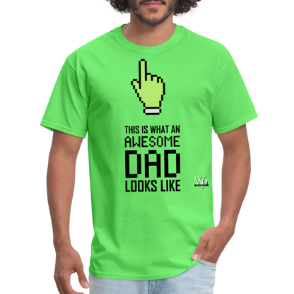 Awesome Dad Looks Like T-shirt - kiwi