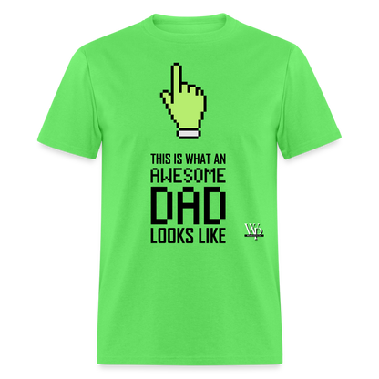 Awesome Dad Looks Like T-shirt - kiwi