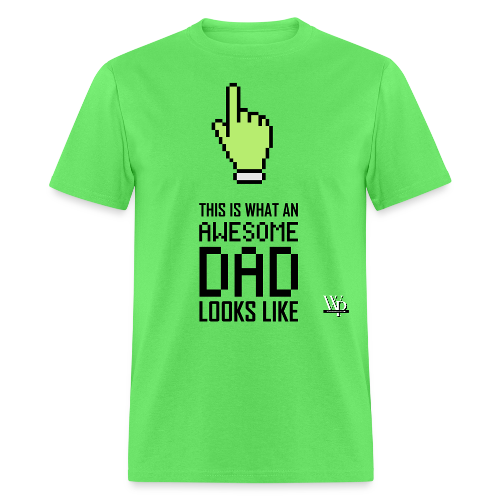 Awesome Dad Looks Like T-shirt - kiwi