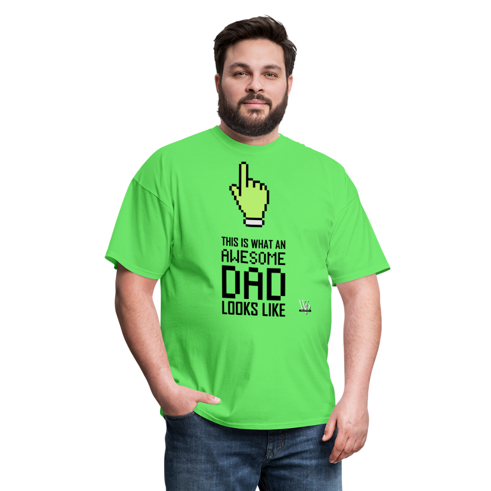 Awesome Dad Looks Like T-shirt - kiwi