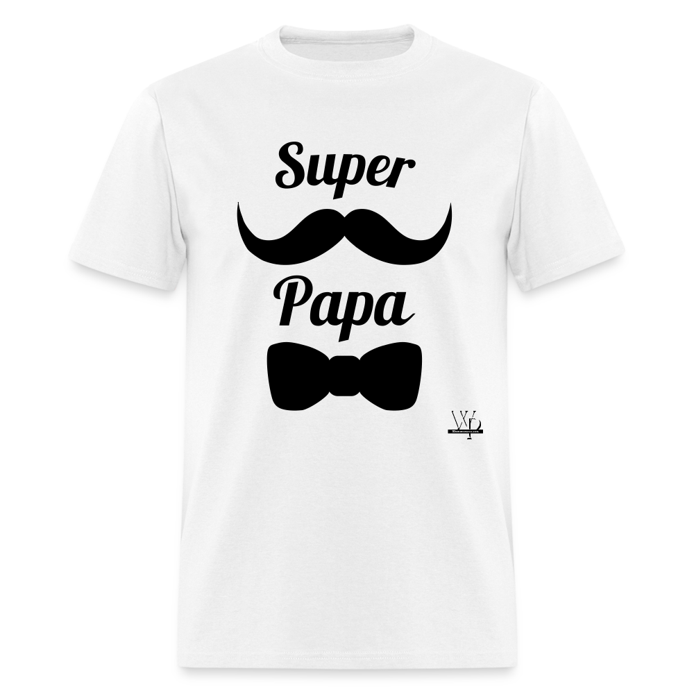 Super Papa T-shirt - white
