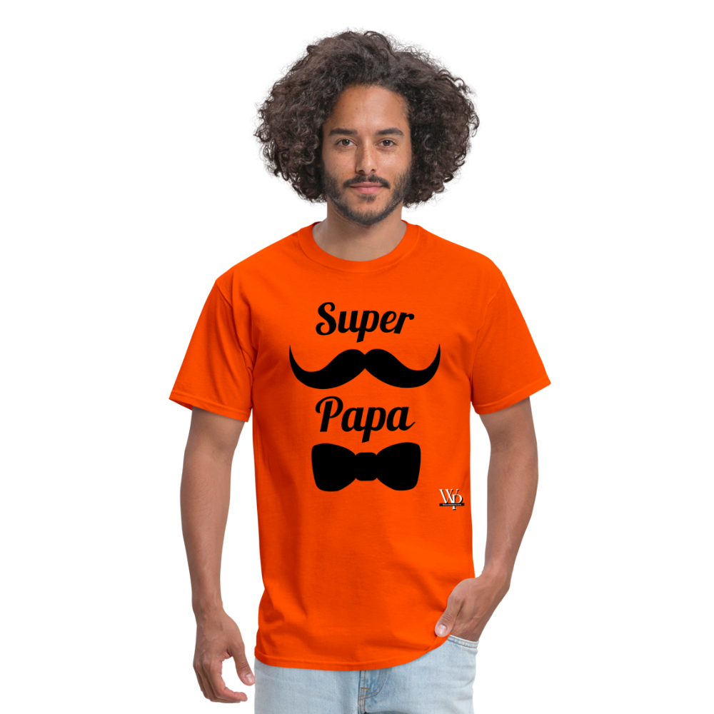 Super Papa T-shirt - orange