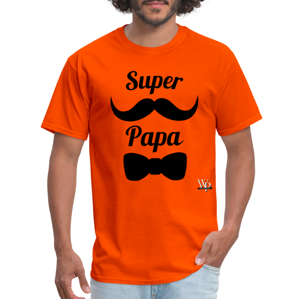 Super Papa T-shirt - orange