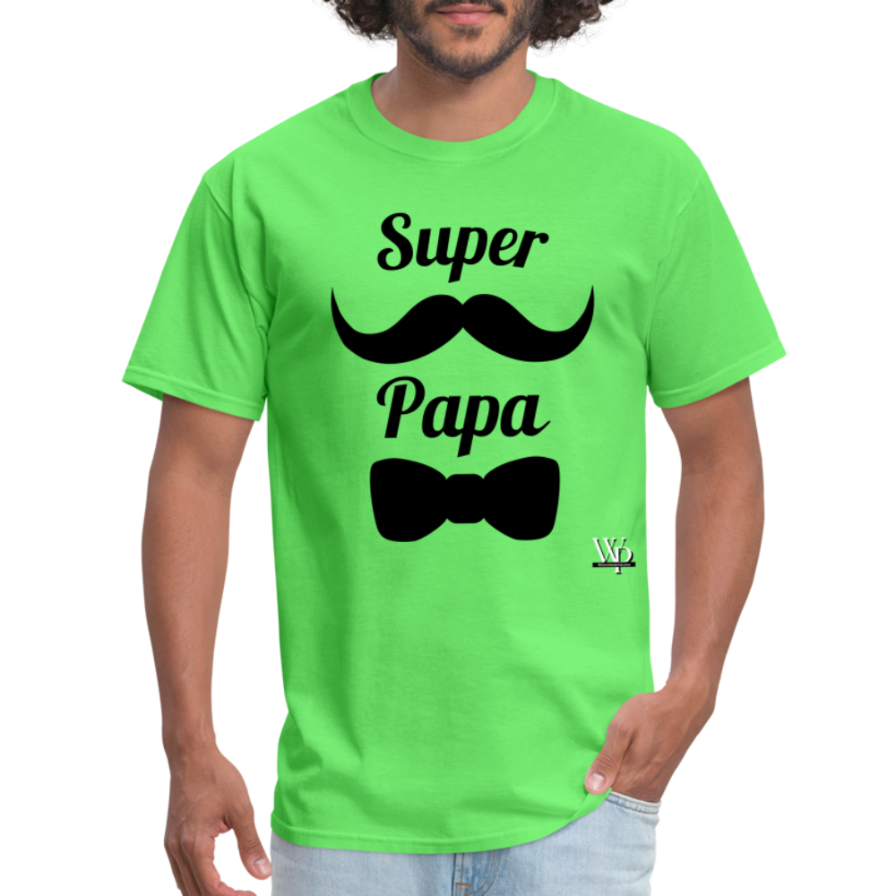 Super Papa T-shirt - kiwi